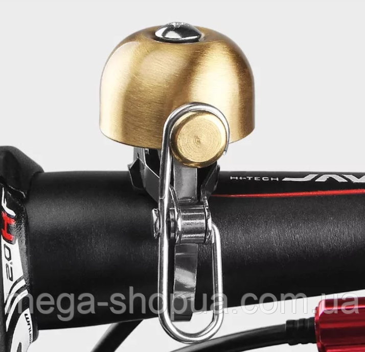 Велосипедний дзвінок Dido DS68-G. Велодзвінок, сигнал, гудок, клаксон для велосипеда та самокату