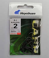 Крючки карповые Hayabusa P1 Black Nickel N° 2