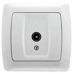 Viko Carmen розетка ТВ прохідна 12DB біла