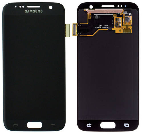 Дисплей Samsung Galaxy S7 G930 с тачскрином, оригинал 100% Service Pack, Black, фото 2