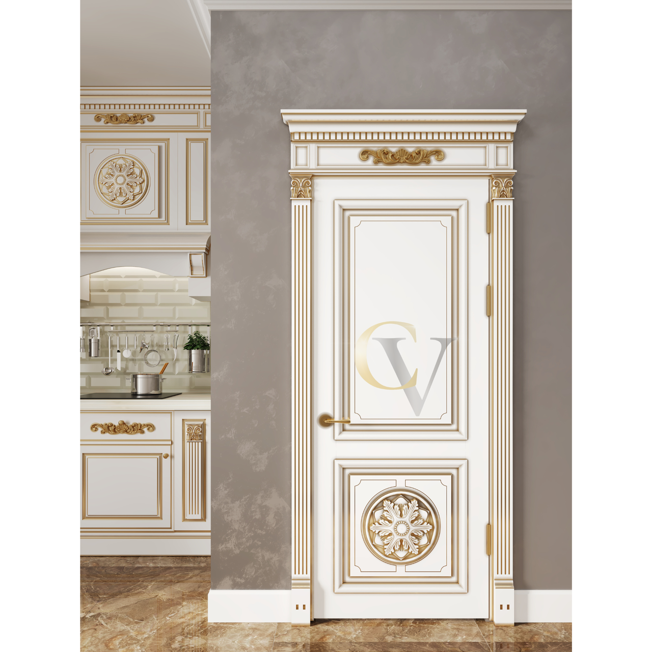 Міжкімнатні двері Casa Verdi Lusso з масиву вільхи