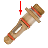 Гумовий ущільнювач (великий) на носик бойлера кавомашин Saeco, Philips, Gaggia NM01.035, фото 2
