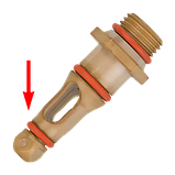 Гумовий ущільнювач (маленький) на носик бойлера кавомашин Saeco, Philips, Gaggia, NM01.057, фото 2