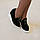 Ботильйони з натуральної замші 38 розмір на шнурівці Woman's heel чорні на танкетці, фото 2