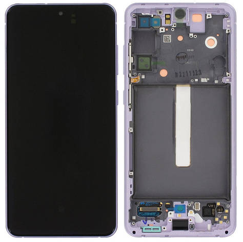 Дисплей Samsung Galaxy S21 FE G990 с тачскрином и рамкой, оригинал 100% Service Pack, Violet, фото 2