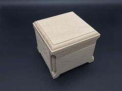 Скринька. Куфр. 11х11х9см. З фаскою. Бук. / Скринька. Куфр. 11х11х9см. З фаскою. Бук.