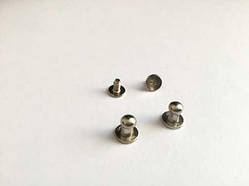 Кобурний гвинт. Колір "нікель". 6х8мм / Кобурний гвинт. Колір "нікель". 6х8мм