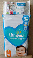 Підгузки дитячі одноразові Pampers active baby розмір №3 на 6-10 кг 58 штук