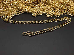 Ланцюжок для декупажу, біжутерії, сумок і брелоків. Колір "золото". 6мм / Ланцюжок для декупажу, біжутерії, сумок і брелоків.