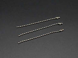 Для ключів Декоративний Ланцюжок кульковий 2,4 мм. 80 мм. Біжутерія ланцюг з роз'ємними ланками для декупажу / Для ключів