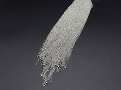 Кульковий ланцюжок 60 см. 1,5 мм. Декоративна біжутерія ланцюг з роз'ємними ланками для декупажу Фурнітура / Кульковий ланцюжок 60