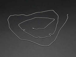 Тонкий Декоративний Ланцюжок кульковий 1,5 мм. 1 м. Біжутерія ланцюг з роз'ємними ланками для декупажу Фурнітура / Тонкий