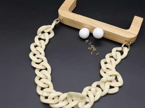 Фермуар дерев'яний. Колір "світле дерево". 20см / Фермуар дерев'яний. Колір "світле дерево". 20см, фото 1