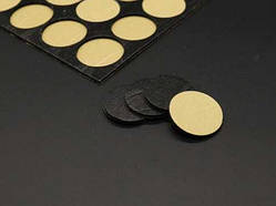 Двостороння липка кріпильна стрічка 90 шт кругла товщина 2 мм ширина 25 мм чорний / Двостороння липка кріпильна стрічка 90 шт