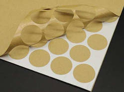 Двостороння липка кріпильна стрічка 56 шт кругла товщина 2 мм ширина 36 мм білий / Двостороння липка кріпильна стрічка 56 шт