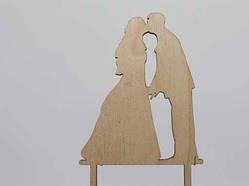 Топер. Молодята. 26 х 13 см. 5шт/уп. / Топер. Молодята. 26 х 13 см. 5шт/уп.