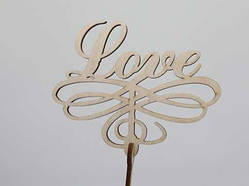 Топер Love. 20,5 х 15 см. 5шт/уп. / Топер Love. 20,5 х 15 см. 5шт/уп.