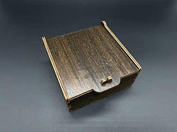 Скринька-купюрниця з фанери. 11х11х5см / Скринька-купюрниця з фанери. 11х11х5см