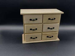 Комод-органайзер для розпису. 20,5х16х9,5см / Комод-органайзер для розпису. 20,5х16х9,5см