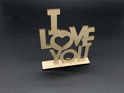 Дерев'яні заготовки з фанери. LOVE. 10х12см / Дерев'яні заготовки з фанери. LOVE. 10х12см