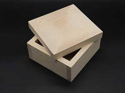 Скринька куфр під різьбу. 15х15х8.5см. Без фурнітури. / Скринька куфр під різьбу. 15х15х8.5см. Без фурнітури.