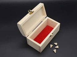 Скринька-заготовка. Куфр. 8х16х9см / Скринька-заготовка. Куфр. 8х16х9см