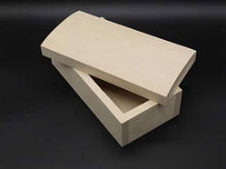 Скринька-заготовка з дерева. Куфр. 25х12.5х9см. Без фурнітури. / Скринька-заготовка з дерева. Куфр. 25х12.5х9см. Без фурнітури.