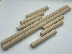 Конструктор палички з натурального дерева "Городок" для складання простих фігур / Конструктор палички з натурального дерева