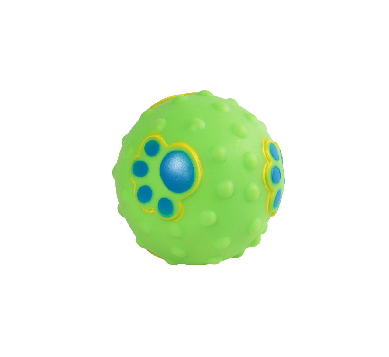 Іграшка для собак FOX вінілова м'яч з лапкою, 6 см