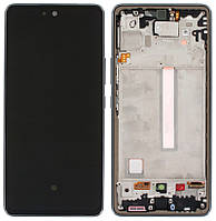 Дисплей Samsung Galaxy A53 5G, A536 с тачскрином и рамкой, оригинал 100% Service Pack, Black