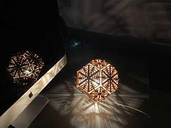 Декоративний нічник з дерева "Октаедр" / Декоративний нічник з дерева "Октаедр"