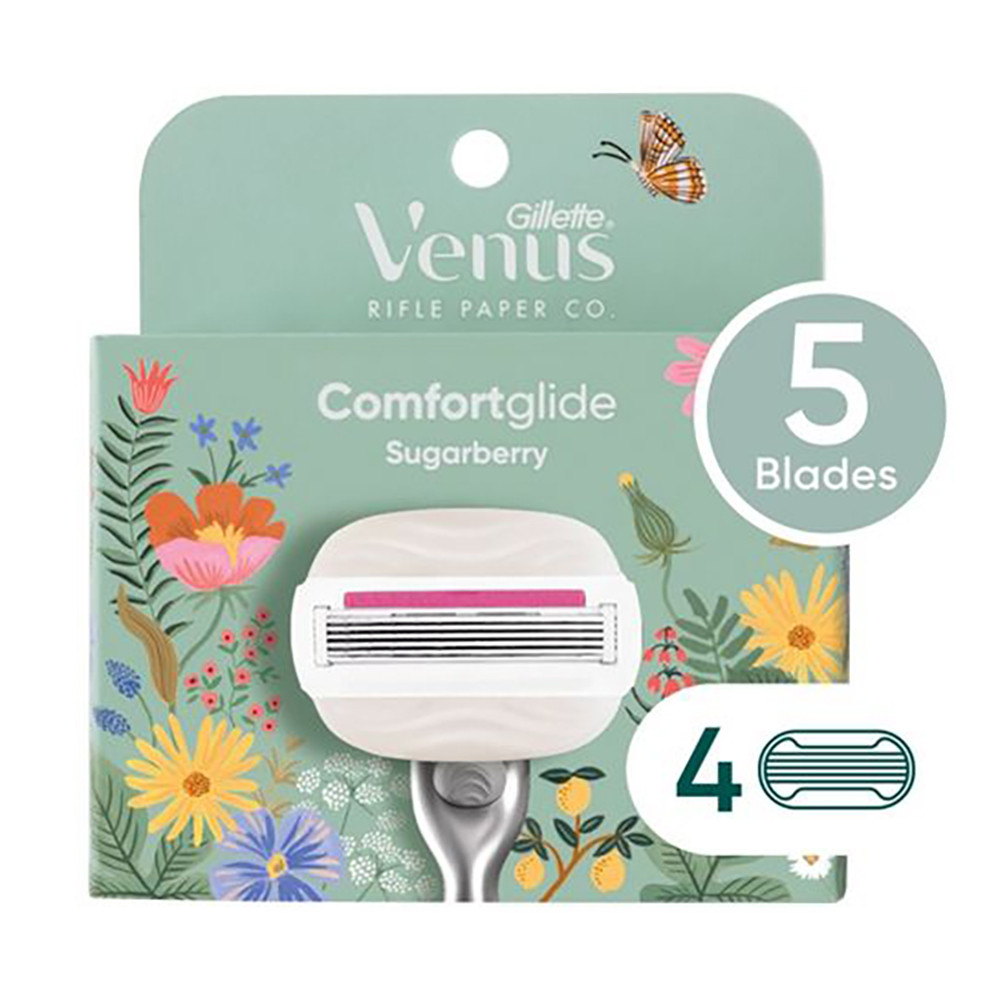 Змінні картриджі Gillette Venus ComfortGlide Sugarberry 4 шт (047400676039)
