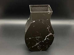 Коробки для квітів. Ваза. Колір "чорний мармур". 27х16х7м / Коробки для квітів. Ваза. Колір "чорний мармур". 27х16х7м