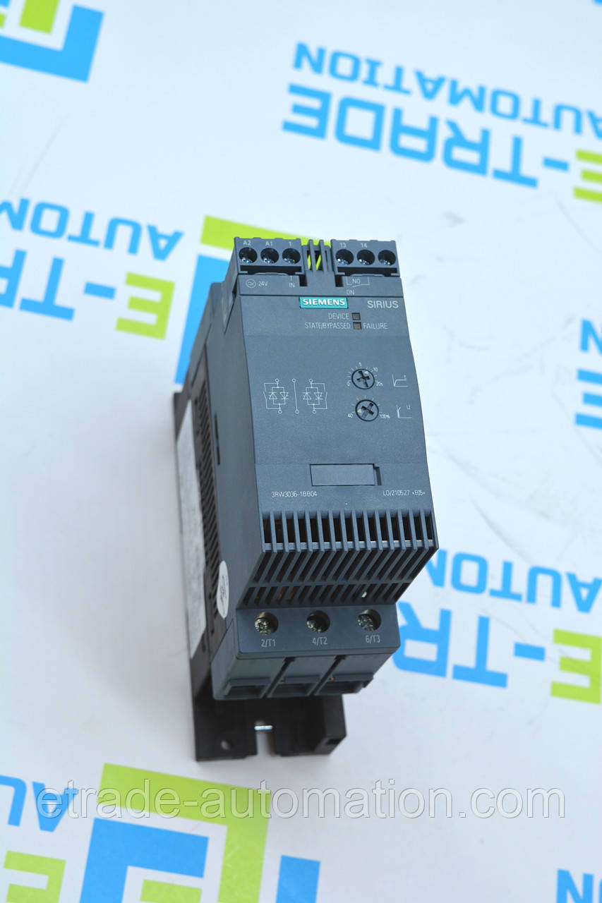 Пристрій плавного пуску Siemens 3RW3036-1BB04
