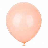 Повітряні кульки персикові, матові, 25 см 10", 98-100 шт.