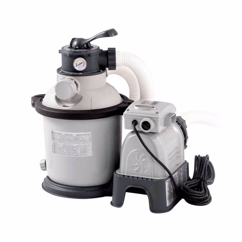 Пісочний фільтрувальний насос Intex 28644 Crystal Clear Sand Filter Pump 4500 л/год