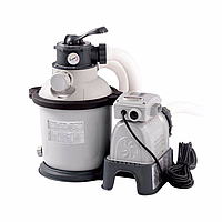 Пісочний фільтруючий насос Intex 26644 Crystal Clear Sand Filter Pump 4500 л/год