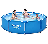Басейн каркасний Bestway 56679, розмір 305 x 76 см, фільтр — насос, фото 3