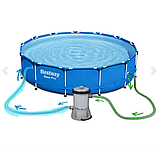 Басейн каркасний Bestway 56679, розмір 305 x 76 см, фільтр — насос, фото 4