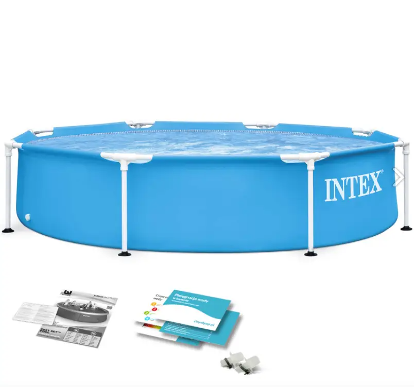 Круглий каркасний басейн для дітей та дорослих Intex 28205 розмір 244 x 51 см, фото 1