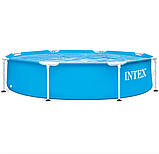 Круглий каркасний басейн для дітей та дорослих Intex 28205 розмір 244 x 51 см, фото 3