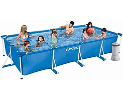 Каркасний басейн Intex 28274 з фільтром — насосом 450 x 220 x 84 см