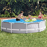 Каркасний басейн Intex 26702 з фільтр-насосом розмір 305 х 76 см, фото 3