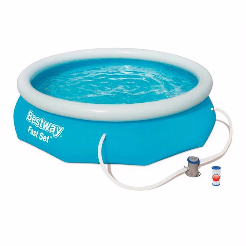 Надувний басейн Bestway 57270 з фільтром — насосом 305х76 см