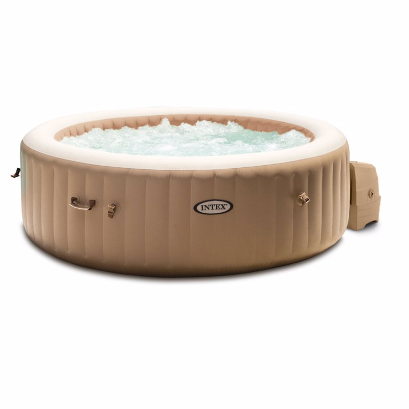 Надувної джакузі Intex 28428 PureSpa Bubble Massage 216 х 71 см, фото 1