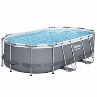 Каркасний басейн Bestway 56620 Power Steel Frame Pool 424 x 250 x 100 см