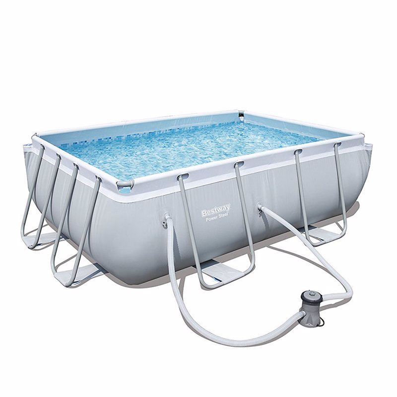 Каркасний басейн Bestway 56629 Power Steel Frame Pool 282 x 196 x 84 см, фото 1