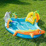 Дитячий ігровий центр — басейн із гіркою Bestway 53067 Морські мешканці 280 х 257 х 87 см, фото 4