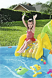 Дитячий ігровий центр — басейн із гіркою Bestway 53067 Морські мешканці 280 х 257 х 87 см, фото 5