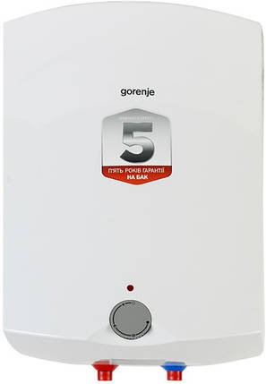 10 л. Бойлер Gorenje GT 10 O (над мийкою), фото 1